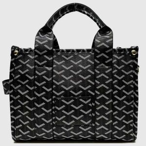 Stylish Black Patterned Tote Bag